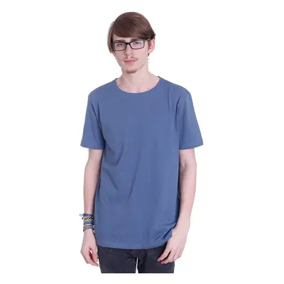 Dr. Denim - Patrick Bad News Blue - T-Shirt - bleu - 100% Coton,Jersey