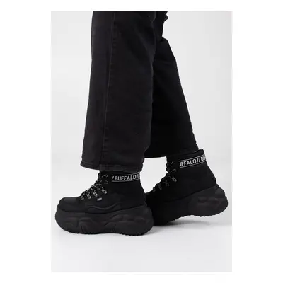 Buffalo - Blader Hiking Vegan Nubuck/Nylon Black - Chaussures pour fille - noir - Synthetic/Synt