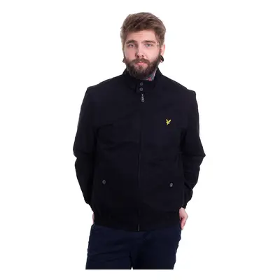 Lyle & Scott - Harrington Black - Veste - noir - 100% Coton