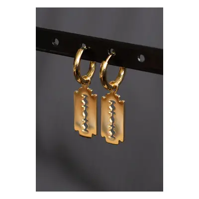 Wildcat - Little Razorblade Hoops (Pair) Gold - Boucles d'oreilles - jaune - Acier 316L,Métal