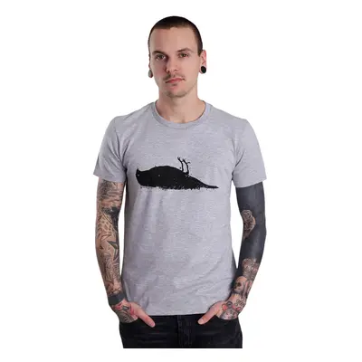 Atticus - Bird Heather Grey/Black - T-Shirt - gris - 90 % coton, 10 % polyester