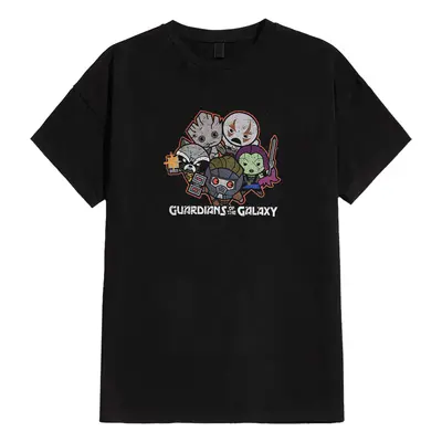 Guardians Of The Galaxy - Space Rocket - T-Shirt - noir - 100% Coton,Jersey