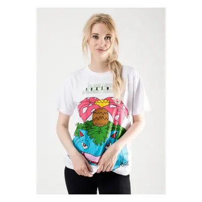 Pokémon - Venusaur White - T-Shirt - blanc - 50% coton, 50% modal,Jersey