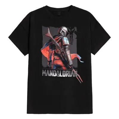 The Mandalorian - Mando Pose - T-Shirt - noir - 100% Coton,Jersey