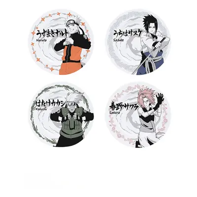 Naruto - Characters Set Of 4 - Assiettes - multicolore - Porcelainee