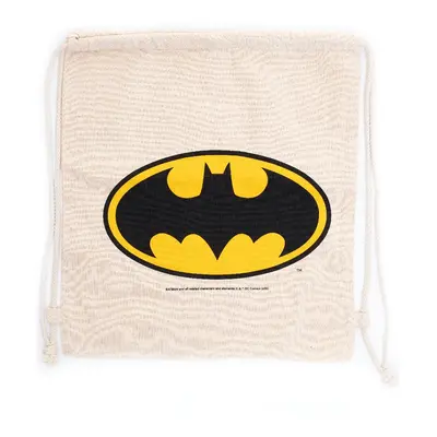 Batman - Logo Drawstring - Sac a dos - beige - 100% Coton