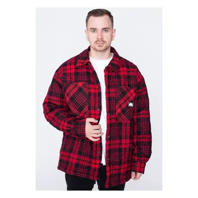 Southpole - Southpole Flannel Quilted Darkred - Veste de jogging - rouge - Shell: 100% Coton; Li