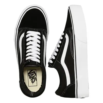 Vans - Old Skool Platform Black/White - Chaussures pour fille