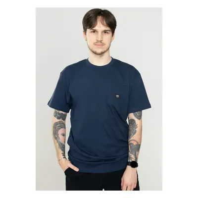 Vans - Woven Patch Pocket Dress Blues - T-Shirt - bleu - 100% Coton,Jersey