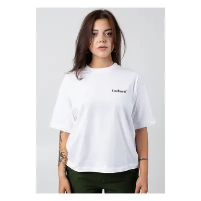 Carhartt WIP - W' Fold Leo White - T-Shirt - blanc - 100% coton biologique,Jersey