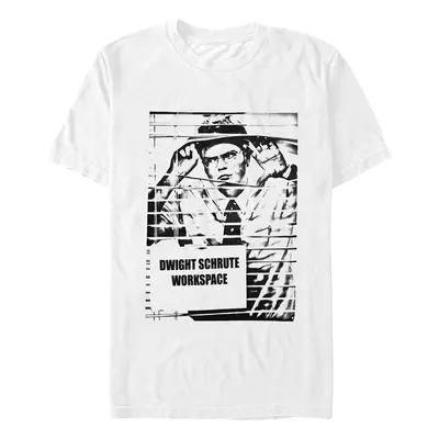 The Office - Dwight Schrute Workspace White - T-Shirt - blanc - 100% Coton,Jersey