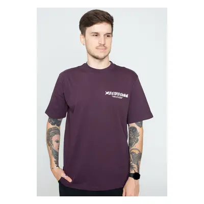 Carhartt WIP - Natural Surveillance Dark Plum - T-Shirt - violet - 100% coton biologique,Jersey