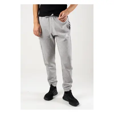 Adidas - Essentials French Terry Tapered Cuff 3-Stripes Mgreyh/White - Pantalons de jogging - gr