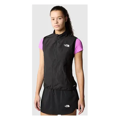 The North Face - Women´s Higher Run Wind Tnf Black - Gilet - noir - 100% Polyester,Synthétiques