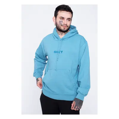 Obey - Bold Ideals Deep Ocean - Hoodie - bleu - 80 % coton, 20 % polyester,Transpirer