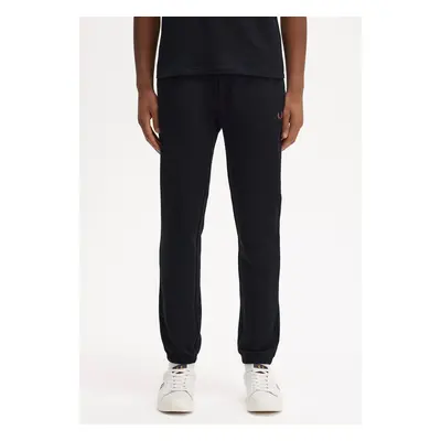 Fred Perry - Classic Black/Whisky Brown - Pantalons de jogging - noir - 100% Coton,Transpirer