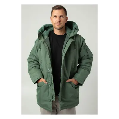 Carhartt WIP - Hd Olten Duck Green - Veste - vert - Extérieur : 100 % nylon ; Doublure : 100 % p