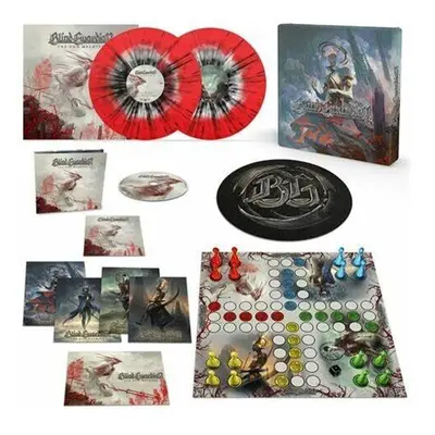 Blind Guardian - The God Machine Ltd. Crystal Clear w/ red Ink Spot & Black - Splattered 2 Vinyl