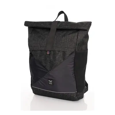 Iriedaily - Tripster Rolltop Black Melange - Sac a dos - gris - 100% Polyester,Toile