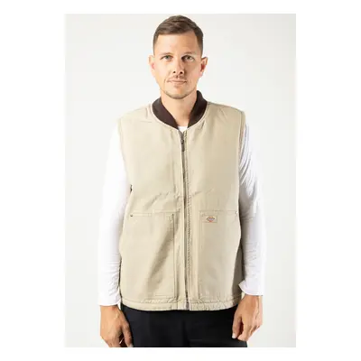 Dickies - Dickies Duck Canvas Stone Washed Desert Sand - Gilet - beige - 100% Polyester,100% Cot