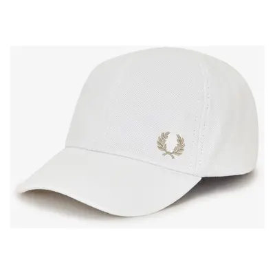 Fred Perry - Pique Classic Snow White/Warm Stone - Casquette - blanc - 100% Coton,Coton