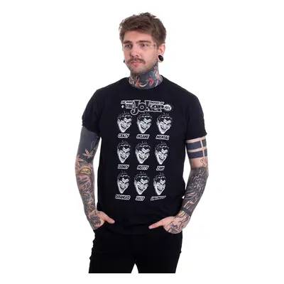 Joker - The Many Moods Of The Joker - T-Shirt - noir - 100% Coton,Jersey