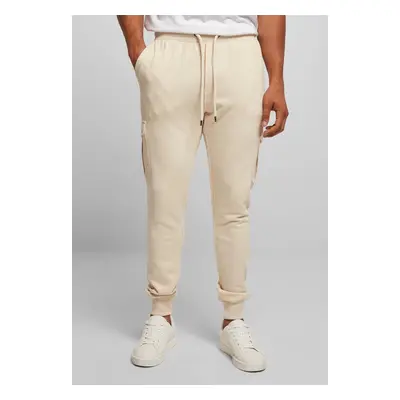 Urban Classics - Fitted Cargo Softseagrass - Pantalons de jogging - beige - 80 % coton, 20 % pol