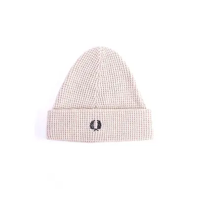 Fred Perry - Waffle Knit Porridge - Bonnet - beige - 100% Coton,Tricots