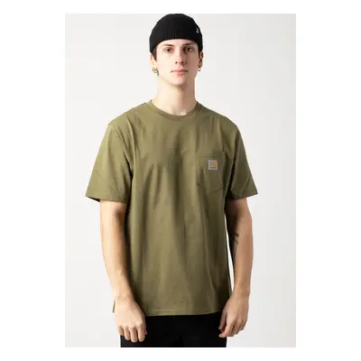 Carhartt WIP - Pocket Dundee - T-Shirt - vert - 100% Coton,Jersey