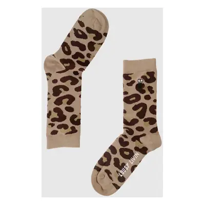 Lousy Livin - Leroy Beige - Chaussettes - marron - 84 % coton, 15 % nylon, 1 % élasthanne,gid://