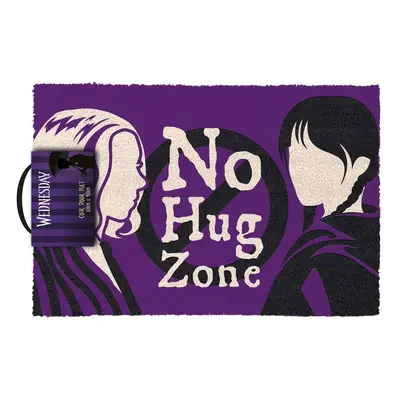 Wednesday Addams - No Hug Zone - Paillasson - violet - Fibres de noix de coco/PVC