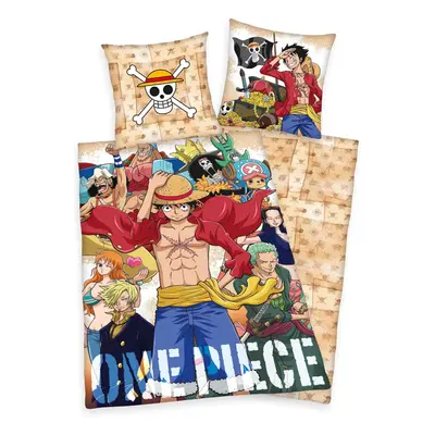 One Piece - Pirate Crew - Linge de lit - multicolore - 100% Coton