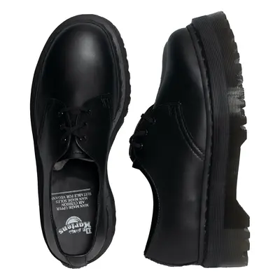 Dr. Martens - V 1461 Quad Mono Black Felix Rub Off - Chaussures pour fille - noir - Synthetic/Te