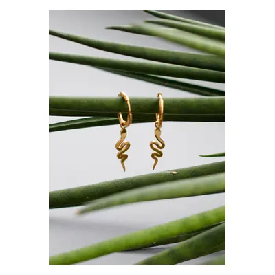 Wildcat - Little Snake Gold - Boucles d'oreilles - jaune - Acier inoxydable,Métal