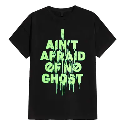 Ghostbusters - Neon Green Text - T-Shirt - noir - 100% Coton,Jersey