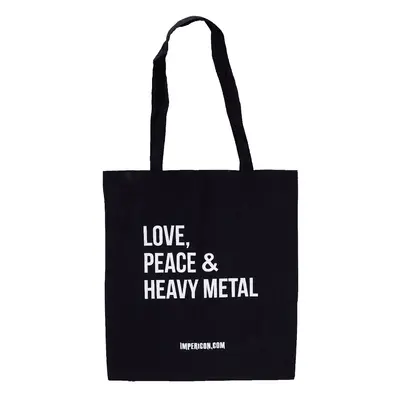 Impericon - Love and Peace - Sac en toile - noir - 100% Coton