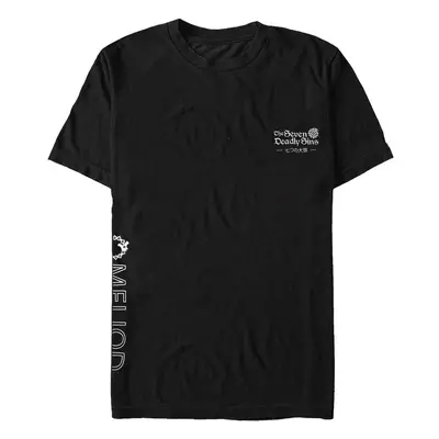 The Seven Deadly Sins - Meliodas - T-Shirt - noir - 100% Coton,Jersey