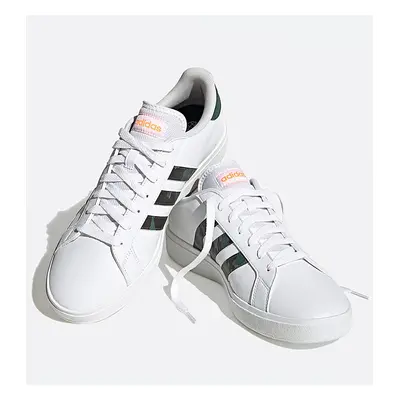 Adidas - Grand Court Base 2.0 Ftwwht/Ftwwht/Scrora - Chaussures - blanc - Synthetic/Textile/Caou