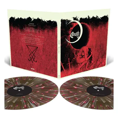 Cough - Ritual Abuse Ltd. Black Ice w/ Neon Magenta/Bone White/Magenta - Splattered 2 Vinyl