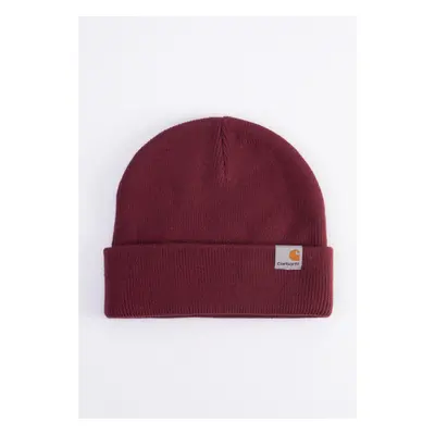 Carhartt WIP - Stratus Low Malbec - Bonnet - marron - 100% Polyacrylique,Tricots