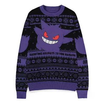 Pokémon - Gengar Xmas Knit Purple - Pull-over - violet - 100% Polyacrylique,Tricots