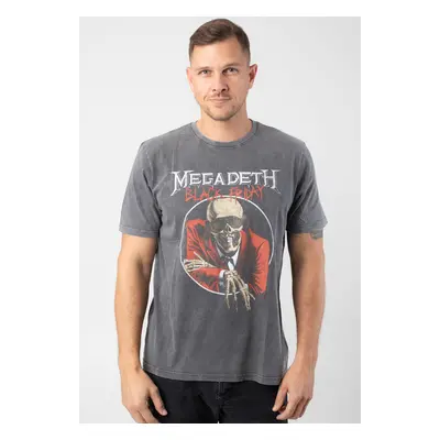 Megadeth - Black Friday Stone Washed - T-Shirt - gris - 100% Coton,Jersey