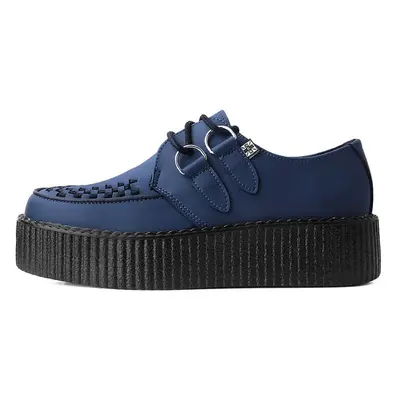 T.U.K. - Viva High Creeper Night Blue Vegan - Chaussures pour fille - bleu - Synthetic/Textile/C