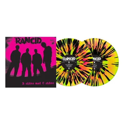 Rancid - B Sides And C Sides Ltd. Neon Magenta/Neon Green w/ Black - Splattered 2 Vinyl