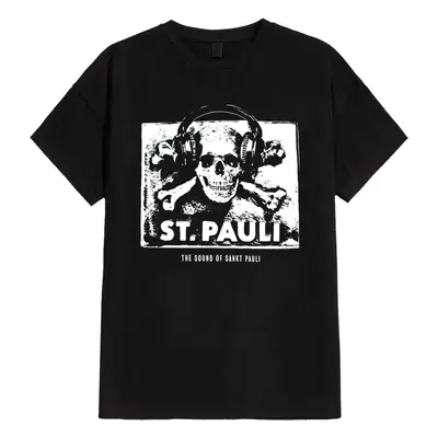 FC St. Pauli - Sound - T-Shirt - noir - 100% coton biologique,Jersey