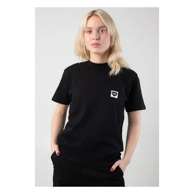 Carhartt WIP - W' Pocket Heart Black/Black - T-Shirt - noir - 100% coton biologique,Jersey