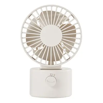 Ventilateur de bureau oscillant port USB Blanc