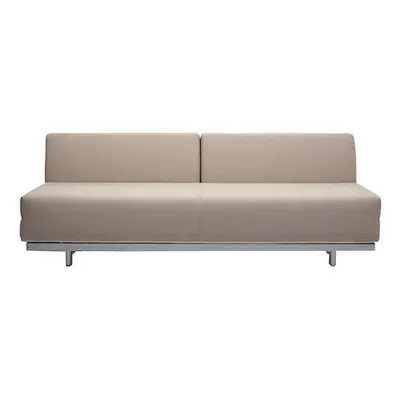 Canapé convertible 2 places en coton beige