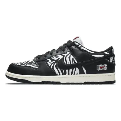 Nike Sb Dunk Low Quartersnacks Zebra