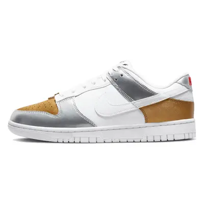 Nike Dunk Low Gold Silver